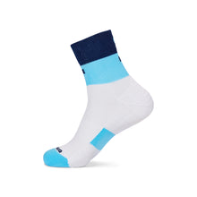 Load image into Gallery viewer, Running Crew Terry Socks White/Blue