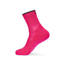Load image into Gallery viewer, Running Crew Terry Socks Fuchsia Pink